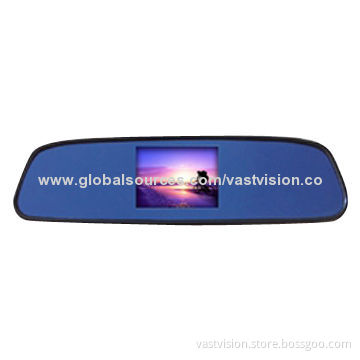 3.5-inch Universal Rear-view Mirror Monitor with Ratio 4:3
